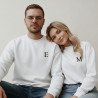 Sweat-shirt personnalisé avec lettre et nom