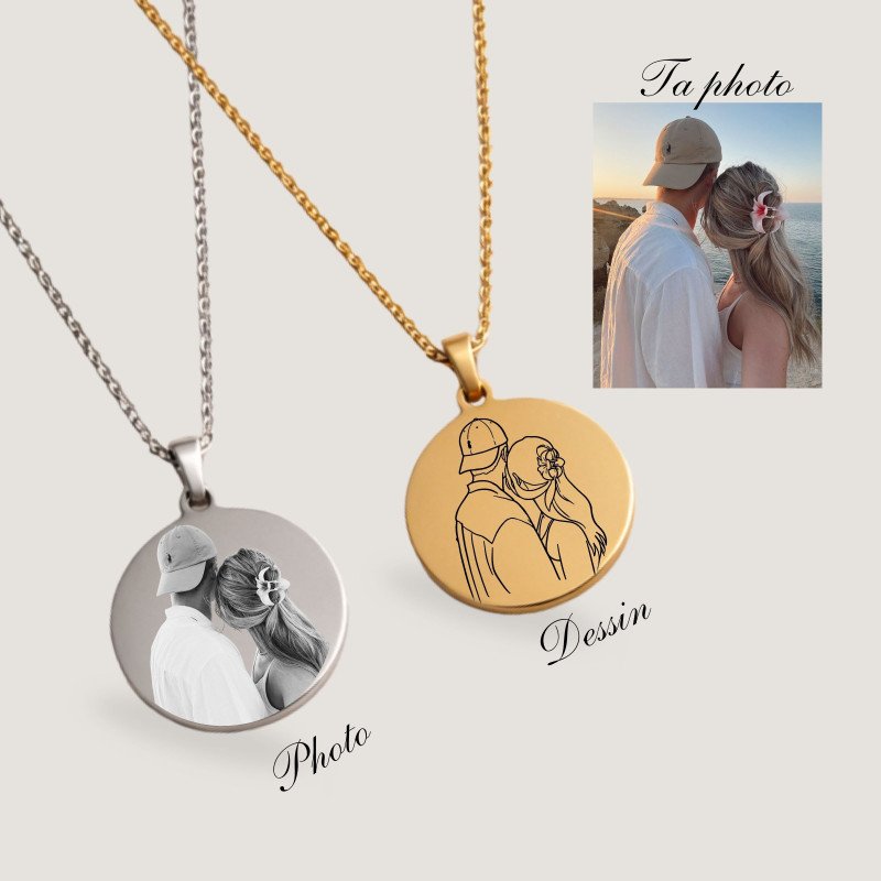 Collier rond personnalisé